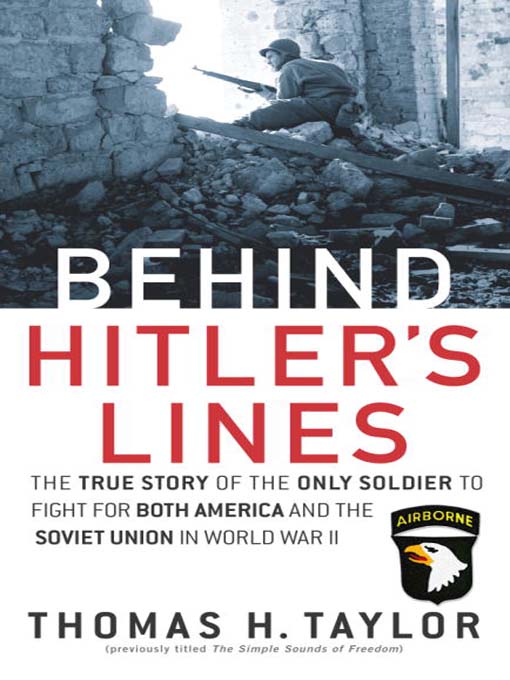 Détails du titre pour Behind Hitler's Lines par Thomas H. Taylor - Disponible
